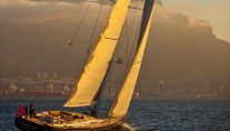 Sailing the yacht Thalima 